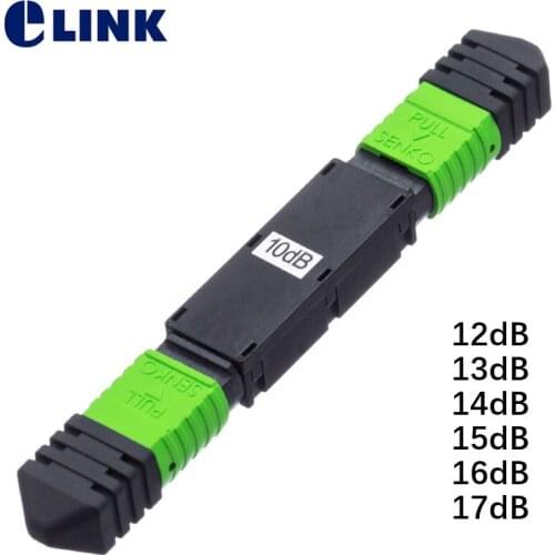 MPO APC 12core fiber FM attenuator female to male optical fibre connector 12db 13db 14db 15db 16db 17db ftth free shipping