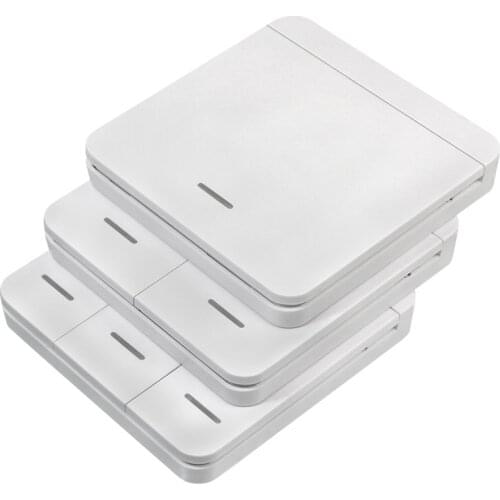 Smart Switch WiFi Push Button Wall Light Switches No Neutral Tuya Wireless Control Alexa Google Home Compatible