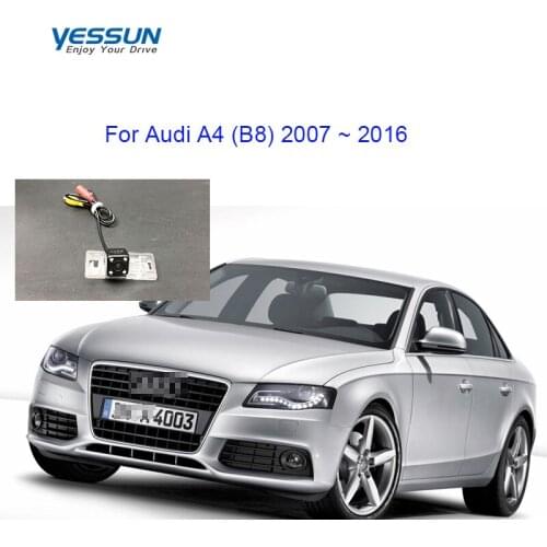 Auto rear cameraFor Audi A4 (B8) 2007 2008 2009 2010 2011 2012 2013 ~2016 dynamic rear view camera/1280*720P HD reverse camera