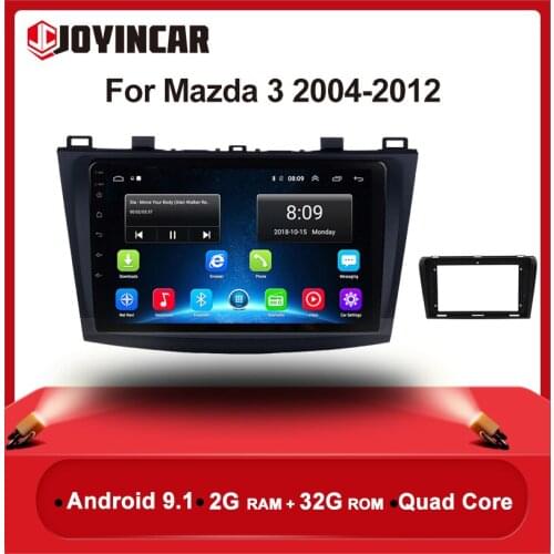 For Mazda 3 2004-2013 Car Radio Multimedia Video Player Navigation stereo GPS Android 9.1 Head Unit No 2din 2 din dvd 2G+32G