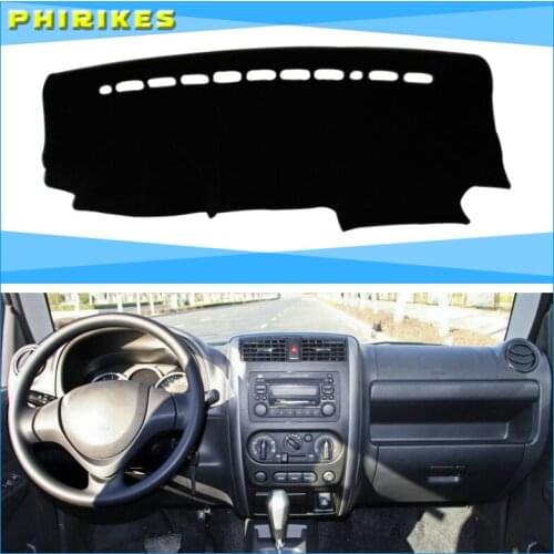 Car Dashboard Cover Dash Mat Dash Pad Carpet For Suzuki Jimny 1998-2018 Sun protection anti - slip anti - uv