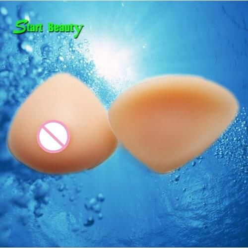 Cup D 1000g/pair Silicone Fake False Breast Tits Boob Forms Enhancer Crossdresser Insert or Breast healthcare cd breast forms