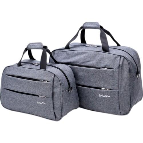 Luggage Travel Bags Waterproof Canvas Men Women Big Bag on Wheels Man Shoulder Luggage Duffel Bag Black Gray Blue Carry on Bags