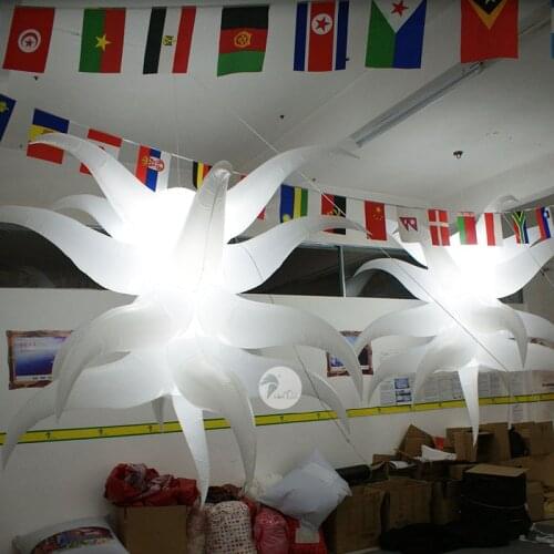 Giant Party Bar Nightclub Stage Hanging Decoration LED Inflatable Jellyfish