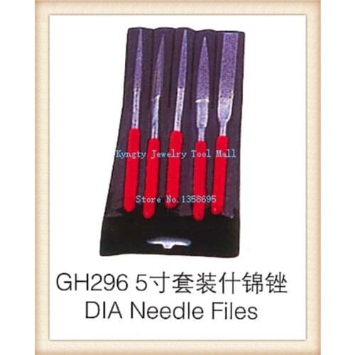Jewellery making 5pcs/lot 5 inch needle files Diamond File Set Jewelry Filing Ceramics Tile Glass Metal