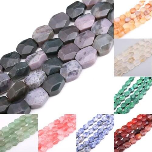 Natural Stone Color Tiger Eye Crystal 11*12mm Hexagonal Loose Beads for women Jewelry Making DIY Bracelet Necklace Parts 15