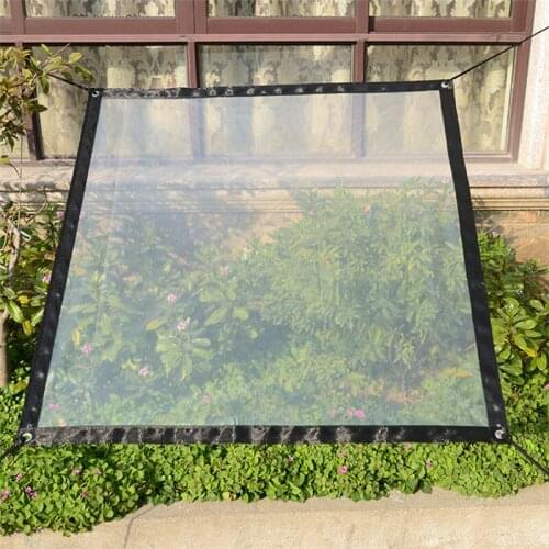 PE Rainproof Tarp Clear Rain Cloth Balcony Garden Bonsai Succulent Plants Cover Anti-Bird Thickened Plastic Film Windshield