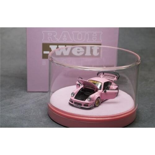 PGM 1:64 911 RWB 930 Pink with doll of pig DieCast Model Car