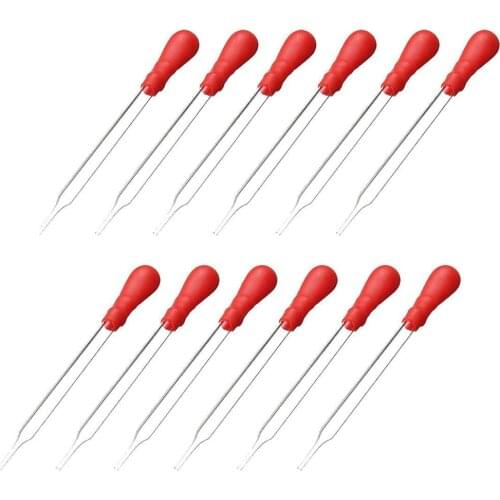 5Pcs Rubber Head Medicine Dropper 9/10/12/15/20cm Long Glass Dropper Transfer Pipette Lab Chemistry Supplies Dropper Frameless