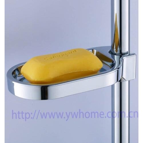 Plastic Shower Soap Box Soap Holder Pallet Shower Rod Sliding Bar Soapbox ABS Chrome Bathroom Product