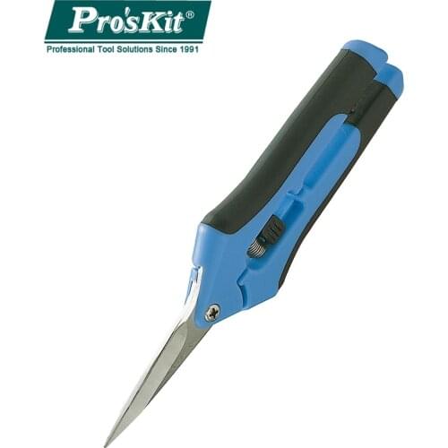 ProsKit 8PK-SR005 Multifunction High Quality Stainless Steel Carbon Sharp Cut Electrical Household Gardening Scissors