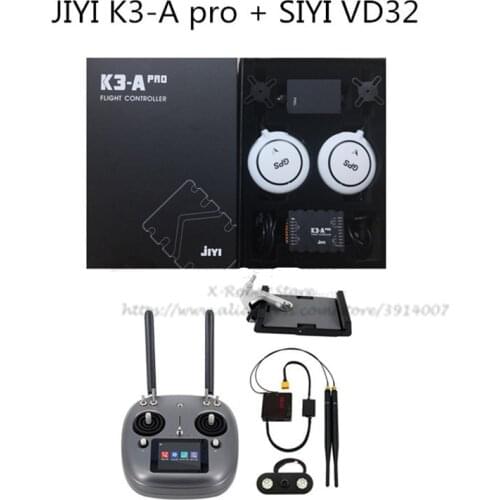 JIYI K3A pro flight control + SIYI VD32 remote controller combo DIY agricultural spray drone frame kit UAV