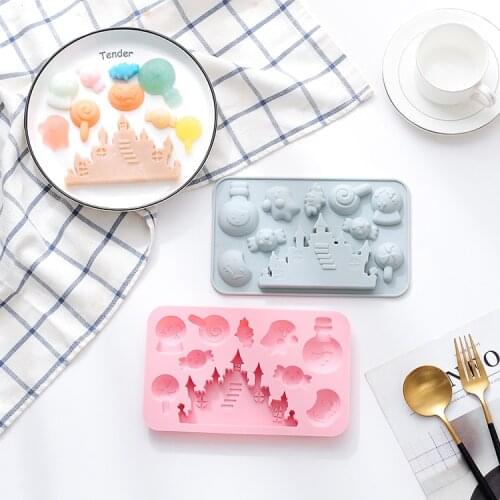 Diy Halloween Chocolate Silicone Mold Biscuit Cake Holiday Baking Tool Christmas Gift Cartoon Food Grade Silicone Kitchen Tool