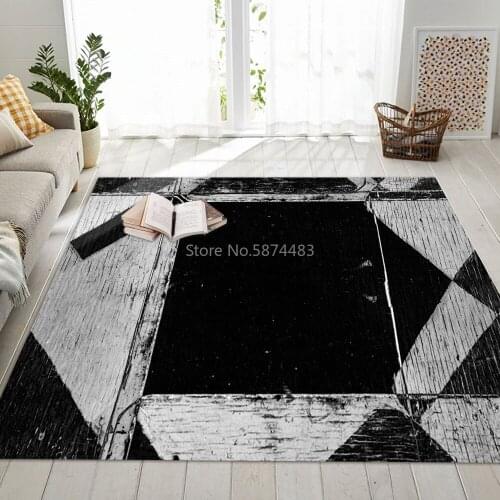 Nordic Carpet Soft Flannel Ink Color Area Rugs Parlor Bedside Mat Rugs Anti-slip Large Decor Rug Carpet for Living Room