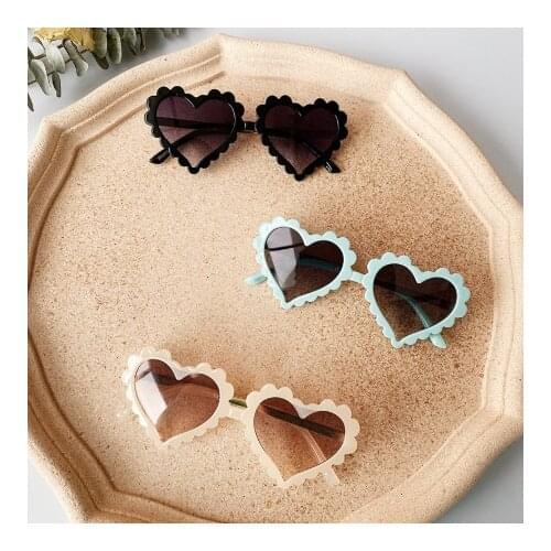 New Toddler Boy Girl Solid Love Pattern Sunglasses Sun Glasses Kid Eyeglasses Beach Eyewear
