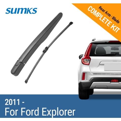 SUMKS Rear Wiper & Arm for Ford Explorer 2011 2012 2013 2014 2015 2016 2017