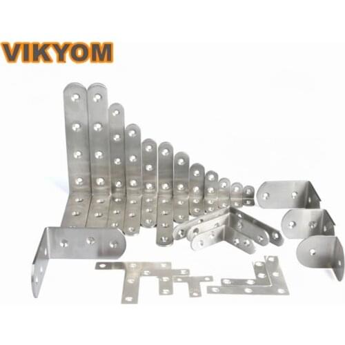 Stainless steel corner code L-shaped corner code T-shaped corner code 90° Furniture connector Thickened angle code