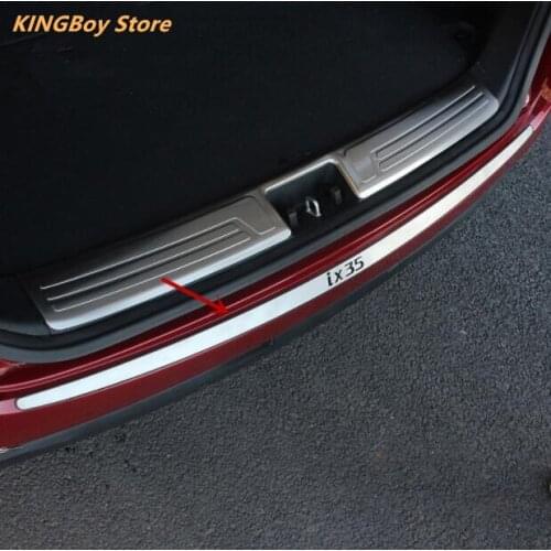 High quality Car-covers stainless steel External Rear bumper Protector Sill 1PCS fit for 2010-2015 Hyundai IX35 Car styling
