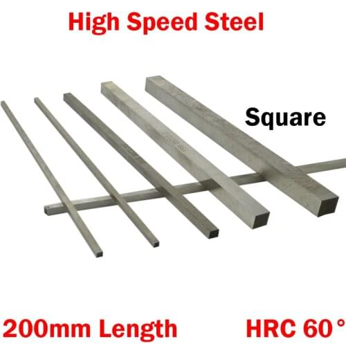 1pc 60*60*200 60x60x200 HRC60 HSS Square Metalworking Boring Bar Fly Cutter Cutting Lathe Tool Bit