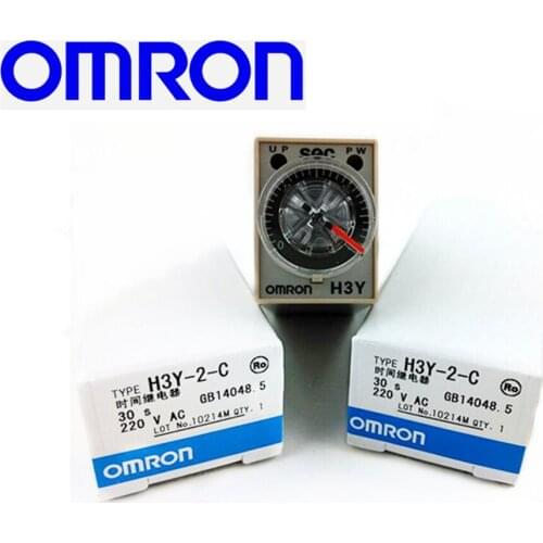 1pcs Time relay H3Y-2 H3Y-2-C H3Y-4 H3Y-4-C power delay switch AQ1H432