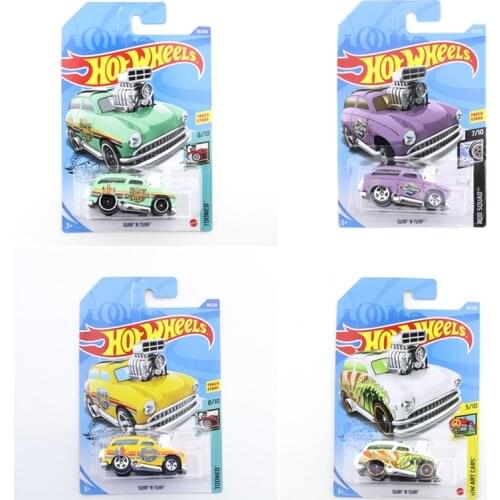 2021 SURF N TURF Original Hot Wheels Mini Alloy Coupe 1/64 Metal Diecast Model Car Kids Toys Gift