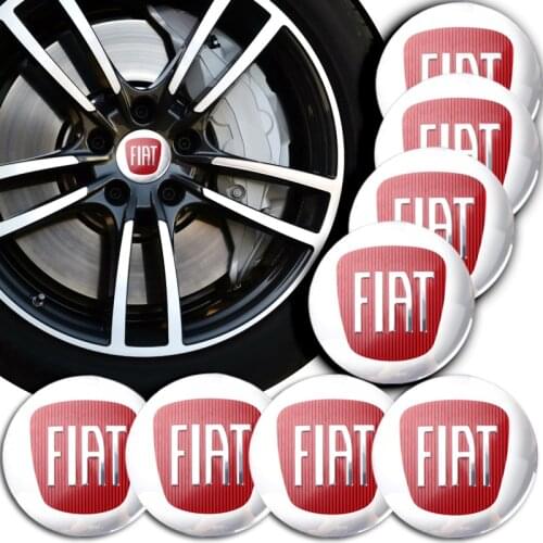 4Pcs 56mm Car Wheel Stickers Center Hub Cap Emblem Decal For FIAT 500 Grande-Punto Astra Bravo Panda Tipo Stilo Freemont 500X