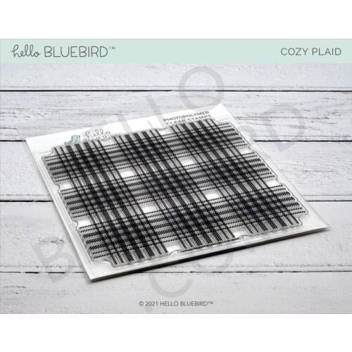 AliliArts Cozy Plaid Background Stamp Scrapbook paper craft knife mould blade punch stencils dies 2021