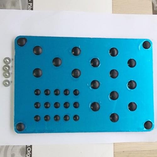 Aluminium Thin Sheet Auto Car Foot Floor Carpet Mat Pad Kit DIY Driver Cab Dressing Up For All Cars KiA Honda Lexus VW Hyunida