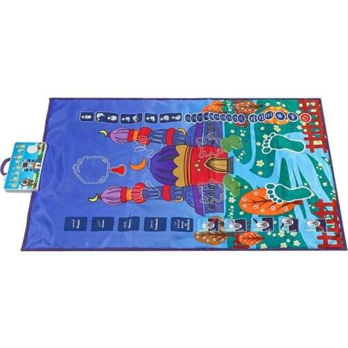 Children Educational Prayer Word Mat Quran Reading Reader Mat Islamic Coran Muslim Prayer Read Digital Speaker Rug Kids Gift