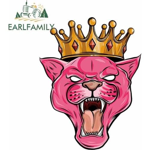 EARLFAMILY 13cm x 10.1cm For Panther Motorcycle Car Bumper Stickers Decor Decal Vinyl Material Car Accessories Custom Printing