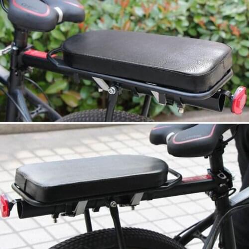 F2TC Mountain Bike Seat Plate Bicycle Back Seats Cushion Rear Shelf Thickened Saddle