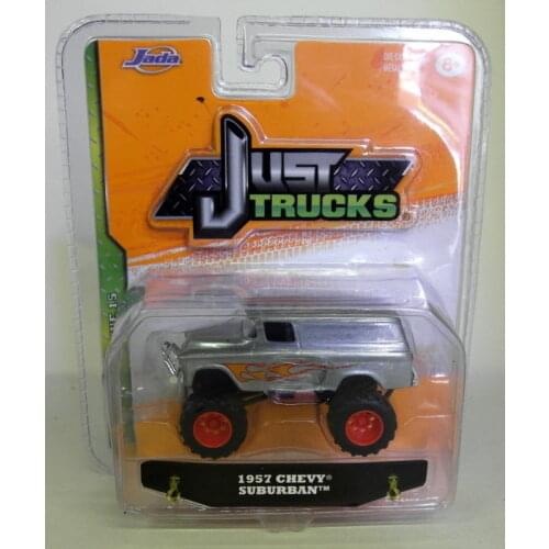 Ja da 1:64 1957 Chevy Suburban Van Silver alloy toy car toys for children diecast model car Birthday gift