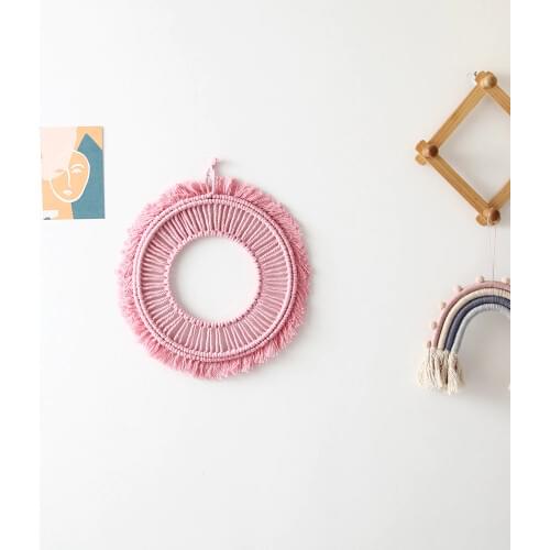 Ins Mirror Decoration Original Nordic Decoration Bohemian Hand Woven Tapestry Bedroom Tapestry Psychedelic