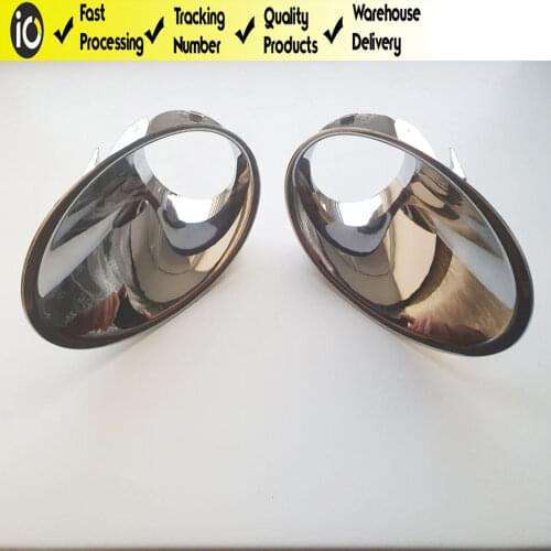 Fog Lamp Housing Surrounds Set 261521021R Chrome Plated For Renault Megane 3 2012-2016 Model High Quality Fast Shipment