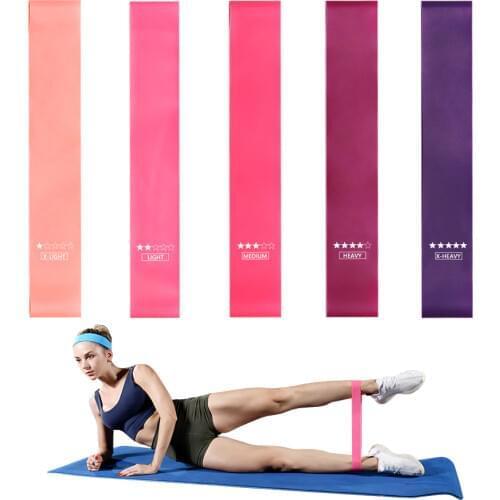 Crossfit Exercise Resistance Bands Fitness Elastic Mini Bands Training Workout Rubber Bands Sport Gym Yoga Strength Equipment