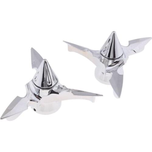 Front Axle Spun Blade Spinning Axle Cap For Softails 2007-2014