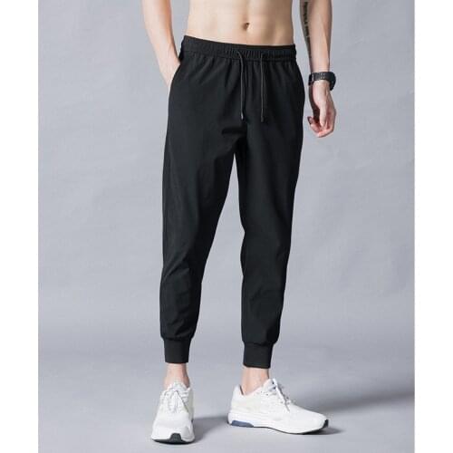 Male Leisure Small Feet Trouser 2021 Brand Summer Mens Trousers Thin Fashion Slim Ninety Points Pants