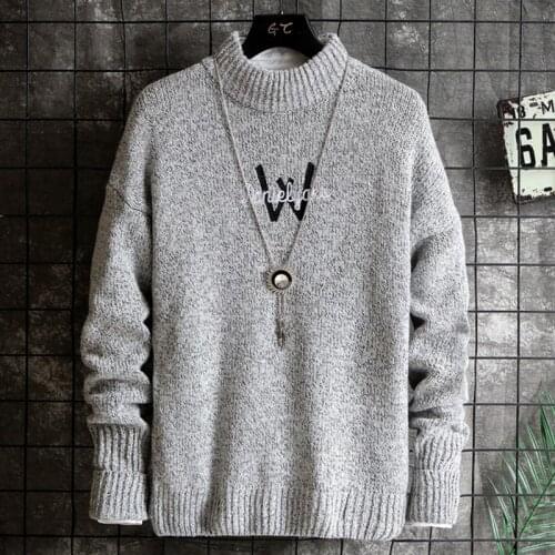 MenS Sweaters Spring Autumn Winter Clothes 2020 O-Neck M-3XL Simple Style Casual Standard Pullovers Slim Fit