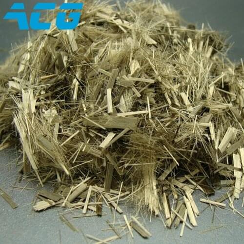 Chopped basalt fiber strand filament 3-90mm length for concrete asphalt highway brake material