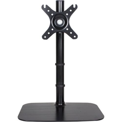 14"-32" Height Adjustable Metal Base Monitor Desktop Stand Single Screen Mount Holder Tilt Swivel Computer Soporte Arm Mesa DZ20