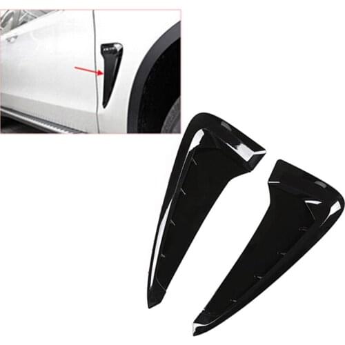 NEW-Car Side Wing Air Flow Fender Grille Intake Vent Trim For-BMW X5 F15 2014-2018 Decoration Accessories