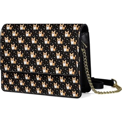 New Arrive Fashion Custom DIY Dog Pet Designed 3D Print Cross body handbag Customer DropShipping