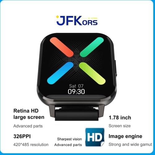 New Smart Watch DTX 1.78inch Colorful Screen ECG Heart Rate Sleep Monitor PK iwo DT78 P8 DT X T600 SmartWatch for Men Women