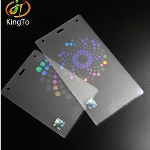 OEM Custom Holographic Transparent Hot Seal Laminating Pouches