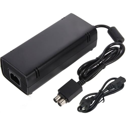 High quality US Plug 12V 135W AC Adapter Charger Power Supply Cord Cable For Xbox360 Xbox 360 Slim with DC cable