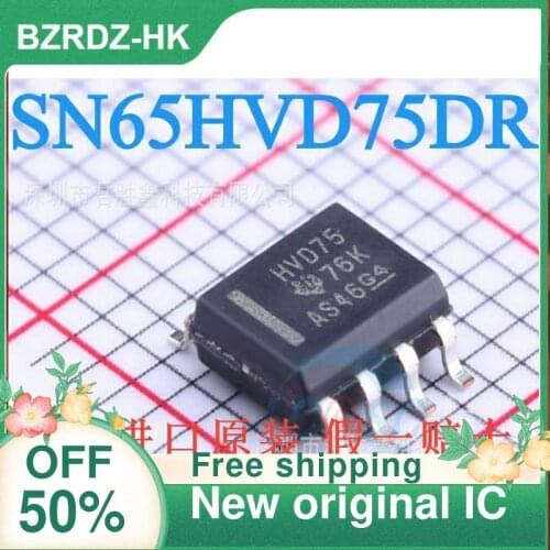 2-10PCS/lot SN65HVD75DR SN65HVD75D HVD75 SOP8 New original IC