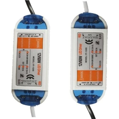 10PCS/LOT 2021NEW DC 12V 60W LED Driver Switch power supply transformer For LED Strip light AC 85-265V 3years warranty