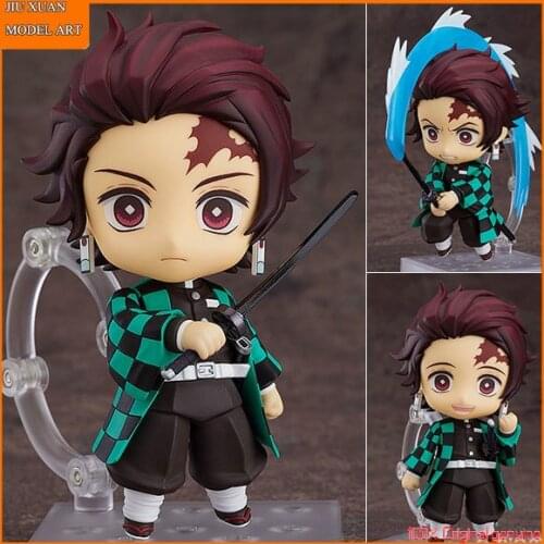 100% Original: Demon Slayer Kamado Tanjirou Q version figma Action Figure Anime Figure Model Toys Figure Collection Doll Gift