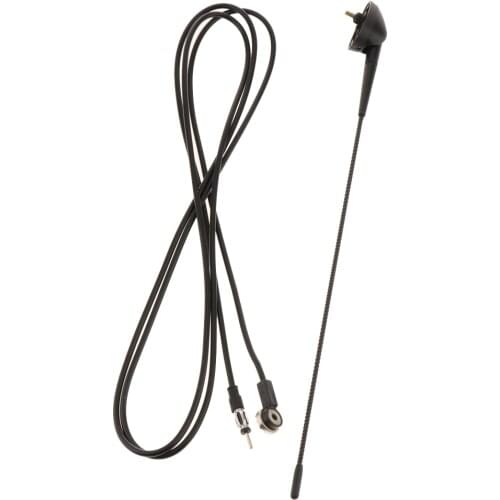 Car Front Roof Mounted Aerial Antenna Black with a Base Excellent Stability