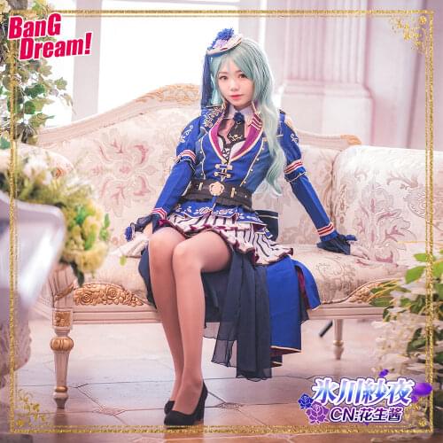 Bang Dream! Hikawa Sayo Roselia Cosplay Costume Anime Dresses Christmas Halloween Free shipping CG762ZT